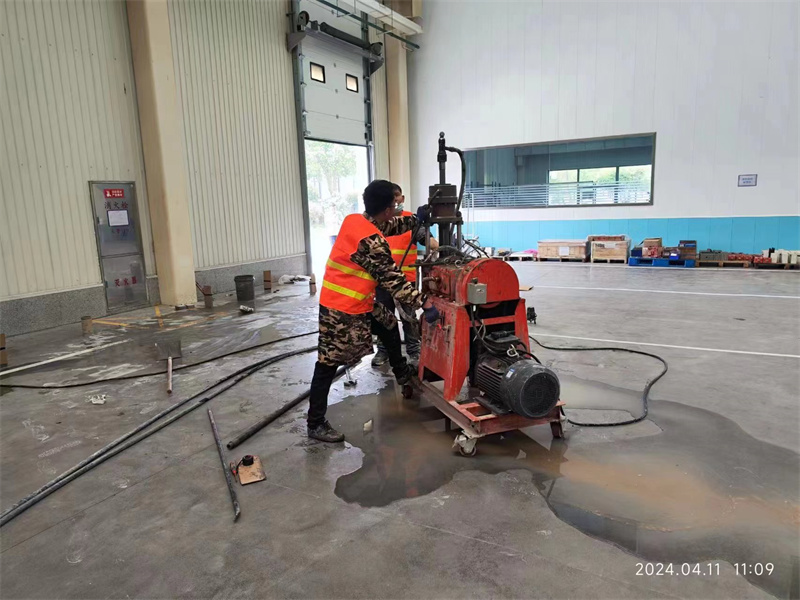 弥渡厂房地面下沉塌陷注浆加固施工